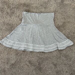 POL mini skirt.  Jersey knit embroidered size s